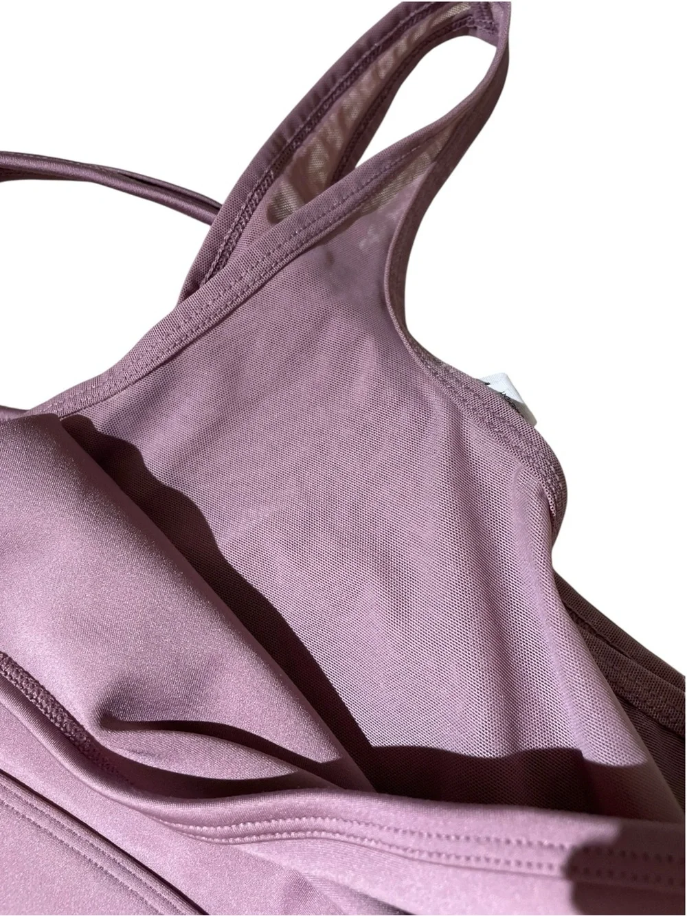 ALO Yoga | Airlift Excite Sports Bra | One Shoulder | Woodrose | Small